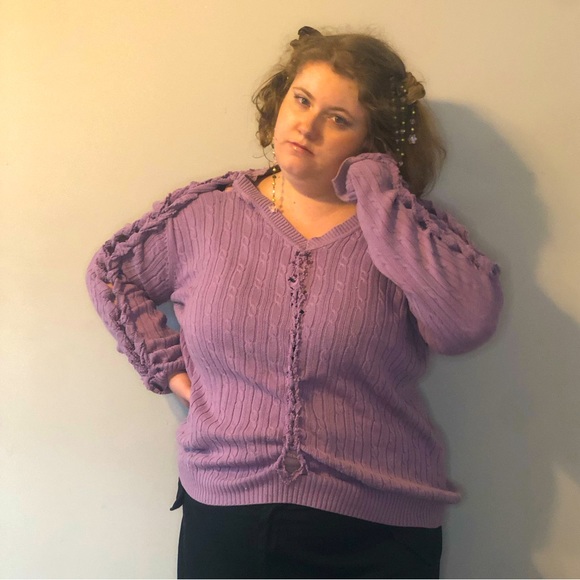 Purple Fairycore Custom Long Sleeve - Picture 2 of 8